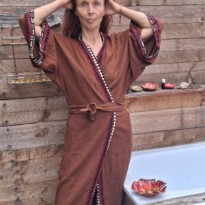 Kimono nebo župan -čokoláda